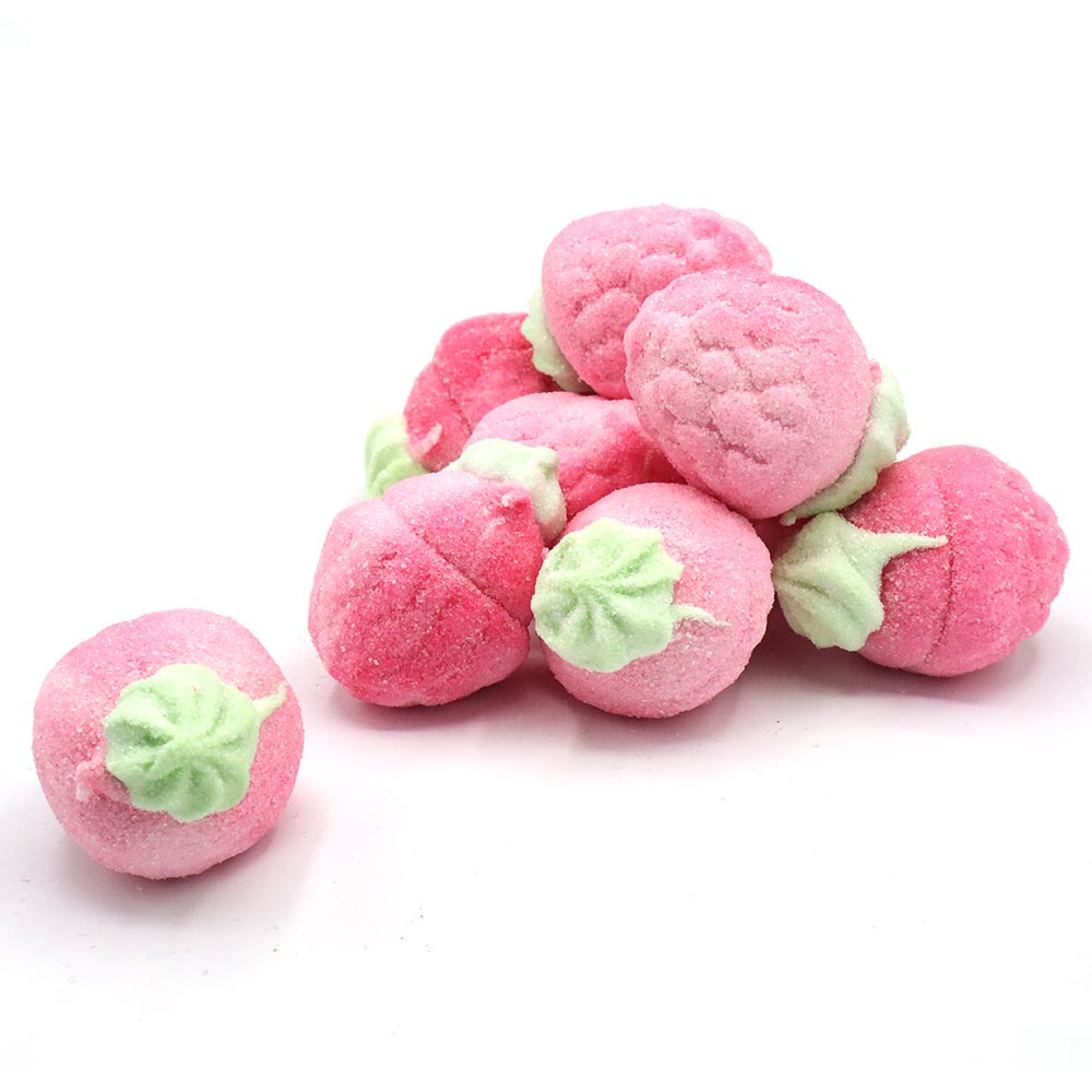 Jelly Filled Raspberry Marshmallows